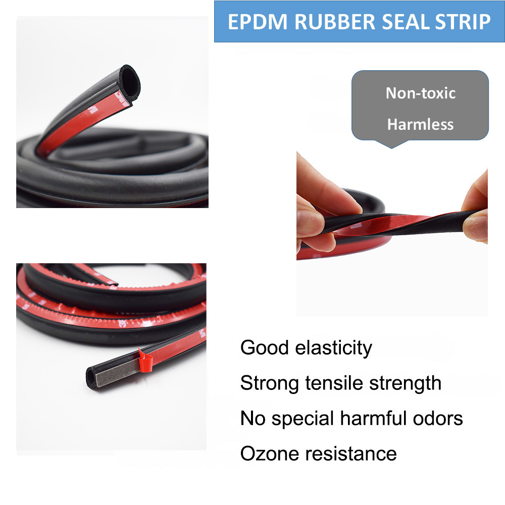 D-Shape Self EPDM Rubber Seal Strip