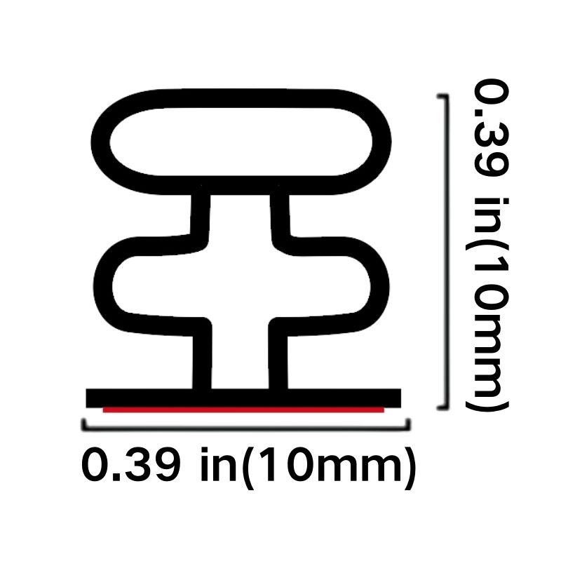 Self-Adhesive Door Weather Stripping Strip